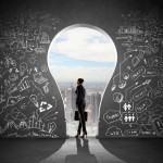 Businesswoman and business plan